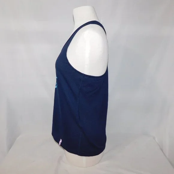 Under Armour Womens Heat Gear S Blue Activewear Running Mind over Matter Tank - Picture 5 of 7